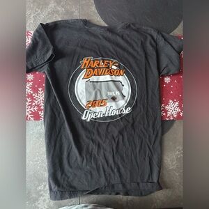 Harley-Davidson Black Pocket Tee with White Logo